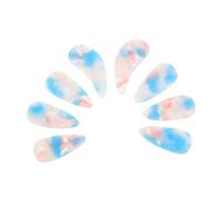 JOINPAYA 8 Pezzi Pezzi di unghie Guzheng Unghia cetre dito plettro unghie set unghie set per unghie nail set chiodi per strumenti Protezioni di dito materiale composito
