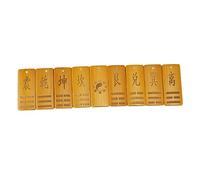 JOINPAYA 9 Pezzi Strumenti di Divinazione di Gossip Attrezzo Forniture di Divinazione Rifornimenti di Cartomanzia La Divinazione Fornisce Carte Carta Divinatoria Divinazione Cinese di Legno