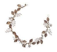 JOINPAYA Accessorio per Chioma da Sposa Vintage Fiori Decorativi, Copricapo da Dea per Feste e Matrimoni, Fascia Floreale Elegante per Donne e Adolescenti