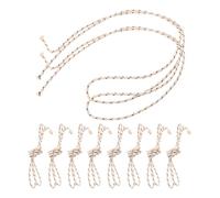 JOINPAYA Accessorio per Lanterne 10 Rotoli Stoppino Rotondo in Cotone Resistente al Calore Assorbimento Efficiente per Lampade a Olio per Campeggio e Uso Esterno