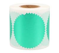 JOINPAYA Adesivi in Rilievo Bordo Seghettato 250 Pezzi, Sigilli per Certificati Verdi, Etichette Goffrate per Timbri, Scrapbooking e Premi Formali