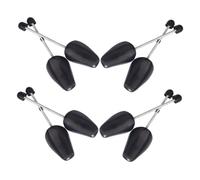 JOINPAYA Allargascarpe Uomo Donna 8 Pezzi in Plastica Regolabile Molla Forma per Scarpe e Stivali Nero Supporto per Piedi Larghi e Mantenimento Igiene Scarpe