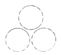 JOINPAYA Anelli Distanziatori Movimento Orologio 3 Pezzi Fermaglio Supporto Movimento per Montaggio Fai da Te Cassa Orologio Meccanico Orologi da Polso Uomo