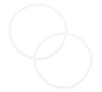 JOINPAYA Anelli in Silicone per Guarnizioni di Coperchi, Set da 2 Pezzi per Frullatori da Cucina, Guarnizioni di Tenuta Resistenti al Calore per Uso Quotidiano e Facili da Pulire