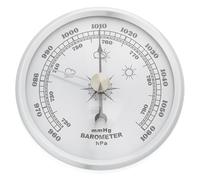 JOINPAYA Barometro per Misurazione Continua della Pressione Atmosferica in Lega di Alluminio-magnesio da Muro Analogico con Display Facile da Leggere per Uso Esterno e Studio