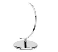 JOINPAYA Base per Globo da Scrivania in Plastico Argento, Supporto Rotante Sostitutivo per Globo Terrestre da 25cm, Facile da Installare, per Casa, Ufficio e Aula