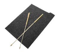 JOINPAYA Bastone da Prospezione Dimensioni 15x1,2x0,8 Cm 2 Pezzi in Metallo a Forma con Manico Ergonomico e Borsa Portaoggetti, la Ricerca Dell'oro e L'esplorazione All'aperto