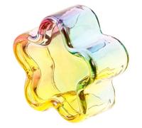 JOINPAYA Bicchiere di Vetro per Manicure senza Coperchio, Resistente dal Design Elegante, per Lavare Pennelli per Nail Art e Smalti in Unghie