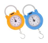 JOINPAYA Bilancia Digitale a Molla Portatile 2 Pezzi con Gancio Mini Bilancia per Bagagli e Pesci Compatta e Precisa per Casa e Spedizioni Colori Vivaci