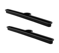 JOINPAYA Canale di Montaggio del Tavolo in Plastica Nero 2 Pezzi