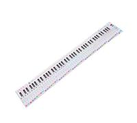 JOINPAYA Carta Per Esercizi Tastiera Pianoforte 88 Tasti Arrotolata, Tabella Comparativa Didattica Facile Utilizzo Per Principianti e Insegnanti, Supporto Apprendimento Piano e Pratica Fondamentale