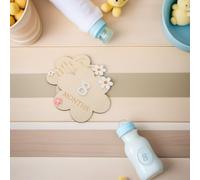 JOINPAYA Cartelli Mensili in Legno per Ragazzo Ragazza 1-12 Mesi Set da 2 Pezzi Design Floreale Accessori Fotografici per Monitorare la Crescita del e Decorazioni per Shower Sostenibili