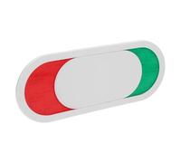 JOINPAYA Cartello Scorrevole per Porta in Acrilico 26X10 CM Indicatore Privacy Bagno Ufficio Segnale Rosso/Verde per Occupato/Segnaletica per Porte Scorrevoli Camere da Letto e Sale