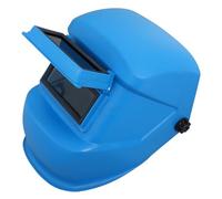 JOINPAYA Casco da Saldatura Visione Libera, Resistente al Calore, Blu