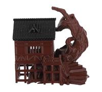JOINPAYA Casetta da giardino in miniatura per fate - Ornamento per padiglione cinese - di edificio antico per acquario, acquario per pesci Betta, bonsai, terrario, artigianato, ornamenti