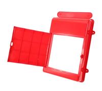 JOINPAYA Cassetta Postale da Muro in Plastica Resistente alla Pioggia Scatola Postale Esterna per Giardino Senza Serratura Design Retro Rosso per Casa e Ufficio