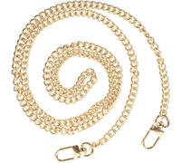 JOINPAYA Catena a Tracolla Dorata per Borsa, Accessorio DIY con Fibbie | Lega , Aggancio Rapido e Montaggio Semplice, per Pochette e Mini Borse, Uso a Tracolla