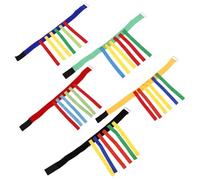 JOINPAYA Cintura Per Catturare La Set Da 5 Giocattoli Per Bambini Giochi All'aperto Addestramento Sensoriale Colori Vivaci (rosso Arancione Blu Verde Nero) Divertimento Per Feste e Attività Gruppo