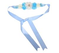JOINPAYA Cintura Per Gravidanza - Fascia Per Pancia Floreale Per Baby Shower - Fascia Per Maternità Vintage - Fascia Per Futura - Cintura Con Fiori in Vita - Comoda Ed Elegante -