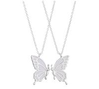 JOINPAYA Collana Amicizia Farfalle Per Due Ragazze Accessorio Da Collo Per Regalo Di Compleanno e Natale