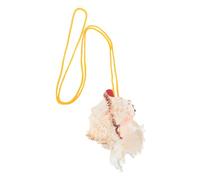 JOINPAYA Collana Con Fischietto in Conchiglia Naturale Strumento Da 9-10 Cm Ideale Per Feste Ed Eventi