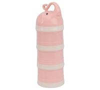 JOINPAYA Contenitore Per Latte Polvere Per Scatola Portatile Strati Design Carino Elefante Rosa Pratica Per Snack e Alimenti Per Comparto Senza Perdite