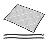 JOINPAYA Coperta Termica Isolante per Alimenti Riutilizzabile 50X40 CM Cinturino Nero per Trasporto Cibi Caldi e Scatole da Asporto per Barbecue e Pizza