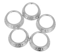 JOINPAYA Copri Base per Sgabello da Bar 5 Pezzi, Copertura Disco Asta Inferiore in Plastica Resistente, Ricambio per Base Rotonda Sgabelli Idraulici, Accessorio per Arredamento Casa