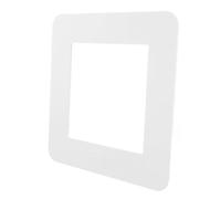 JOINPAYA Copri Interruttore Luce Bianco Singolo in Acrilico Resistente e Protettivo Adesivo Decorativo Rimovibile per Placca Parete Moderna Facile da Pulire per Casa