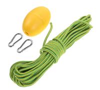 JOINPAYA Corda Galleggiante per Kayak e Barca con Ancora di Sabbia, Accessori per Canoa in Nylon Resistente, Galleggiante con Clip per Ormeggio e Traino, visibilità Alta per Sport
