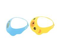 JOINPAYA Cuffia per Shampoo da Bagno per Piccoli Visiera Regolabile Protezione Orecchie e Occhi Set 2 Pezzi Cartoon per Doccia e Viaggi