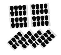 JOINPAYA Cuscinetti in Gomma per Sassofono Contralto 64 Pezzi Ovali Morbidi Patch per Bocchino Protezione Denti Accessori per Clarinetto e Flauto Traverso