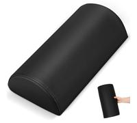 JOINPAYA Cuscino per Elevazione Gambe Spa in Memory Foam e Pu, Mezza Forma Rotonda Ergonomica Copertura Completa del Piede, Facile da Pulire per Saloni di Bellezza