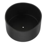 JOINPAYA Custodia in Silicone Antiscivolo per Bicchiere 7, 5cm, Nero | Presa Confortevole e Pulizia Semplice, Design Minimalista Elegante per Uso Quotidiano