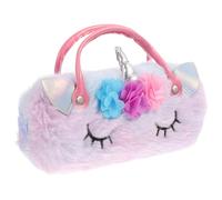 JOINPAYA Custodia per Occhiali Portatile Unicorno Morbida Viola Custodia Resistente e Confortevole per Occhiali da Sole e da Lettura Adatta per e Ragazze per Viaggi e Uso