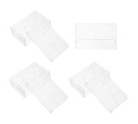 JOINPAYA Custodie Trasparenti per Audiocassette 10 Pezzi Contenitori in Plastica Standard Compatibili per Archivio Audio Casa Ufficio