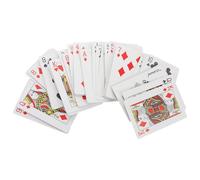 JOINPAYA Da Gioco in Braille Per Non Vedenti e Ciechi Mazzo Di Grandi Dimensioni Per Giochi Di Famiglia e Poker Tattile Facile Accessibile e Comodo Per Adulti e Ragazzo Ragazza