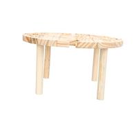 JOINPAYA Da Vino Portatile Portabottiglie in Legno Tavolo Da Picnic Resistente Per Vino e Frutta All