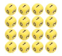 JOINPAYA Dadi Numerici in Acrilico 16 MM Set da 16 Pezzi per Giochi Matematici Addizione e Pensiero Logico Accessori Didattici Portatili per Aula e Attività Educative