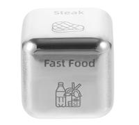 JOINPAYA Dado Decisionale Cibo in Acciaio Inossidabile Resistente Dado Creativo per Scelte Alimentari Divertenti Design Compatto con Angoli Arrotondati Adatto Famiglia e Feste