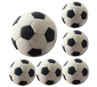 JOINPAYA Decorazioni Mini Calcio 6 Pezzi, Mini Palline Sportive da Casa Leggere e Colorate, Ornamenti a Forma di Pallone da Calcio per Accessori Casa delle Bambole