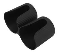 JOINPAYA Desktop cup organizer, countertop cup organizer, 2 slot PP nero per coffee shops e hotel, bordi lisci e senza sbavature, 6.69x3.90x2.95 in