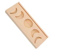 JOINPAYA Espositore per Carte dei Tarocchi in Legno Design Multistrato e Forma e Rettangolo, Supporto Elegante e Compatto per Mostrare Tarocchi su Scrivania o Libreria