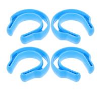 JOINPAYA Fermaporta di Sicurezza per 4 Pezzi Cuneo Antipizzicamento in Materiale Sicuro Blu per Camera da Letto Protezione Stipite e Arresto Porta Facile da Installare