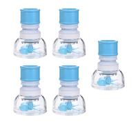 JOINPAYA Filtro per Rubinetto da Cucina Diffusore Rotante Antischizzo, Plastico Resistente e Risparmio Idrico, per Bagno e Cucina, Confezione da 5 Pezzi Colore Casuale