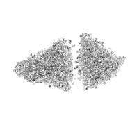 JOINPAYA Frammenti di Glitter per Nail Art e Materiali per Pittura 200g Argento 1-3Mm per Creazioni Fai da Te Resina Epossidica e Artigianato