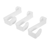 JOINPAYA Ganci per Wc senza Foratura a Forma di Z, Set da 3 Pezzi Bianchi, Ganci Multiuso per Bagno e Organizzazione Casa, per Appendere Vestiti, Borse e Accessori Stile Stile Casuale