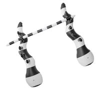 JOINPAYA Gioco Gonfiabile Limbo Regolabile per Feste Estive Tropicali Salto Agilità per Adulti Decorazione Gonfiabile per Piscina e Giardino Party Portatile