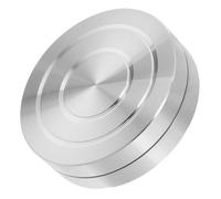 JOINPAYA Giradischi Manuale in Lega di Alluminio per Ceramica Piattaforma Girevole Stabile Φ50Mm Doppia Scanalatura Strumento per Tornitura e Modellazione Artistica della Ceramica