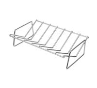 JOINPAYA Graticola per Arrostire Inossidabile per Barbecue Rack per Costine Portatile per Grigliate e Facile da Usare e Resistente per all